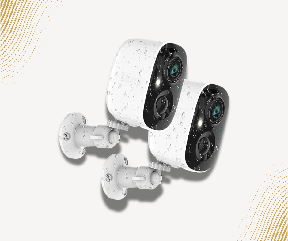 Wireless Outdoor Security Camera Set (2-Pack)
