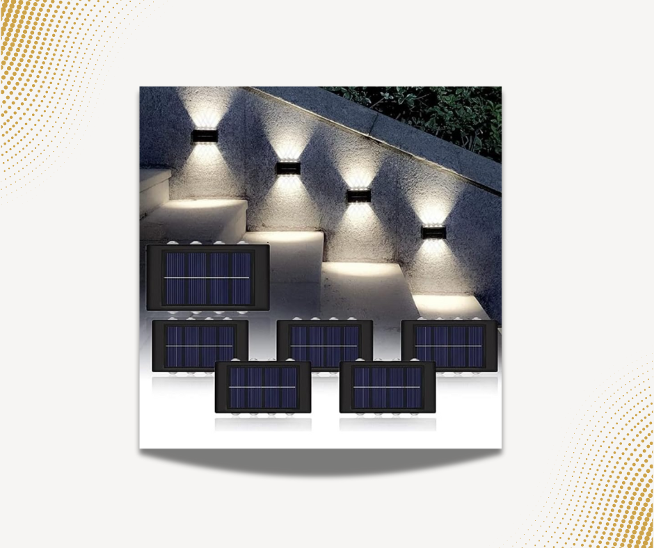 Bright Solar Wall Light with Motion Detection