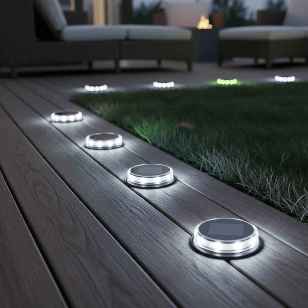 4 - Pack Solar Ground Lights for Outdoor Garden Decoration - Outdoor Home Upgrades