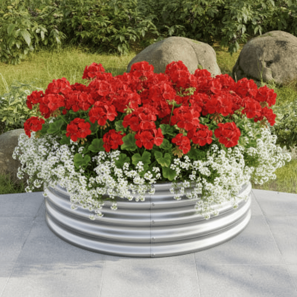 4ft Round Galvanized Steel Raised Garden Bed (2 - Pack) - Outdoor Home UpgradesFunctional Outdoor Problem - Solvers