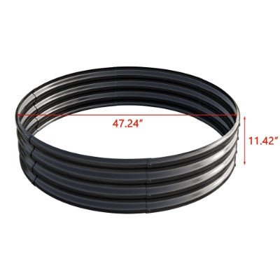 4ft Round Galvanized Steel Raised Garden Bed (2 - Pack) - Outdoor Home UpgradesFunctional Outdoor Problem - Solvers