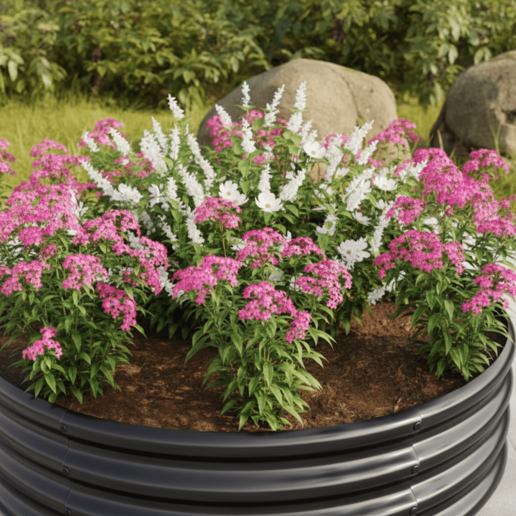 4ft Round Galvanized Steel Raised Garden Bed (2 - Pack) - Outdoor Home UpgradesFunctional Outdoor Problem - Solvers