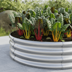 4ft Round Galvanized Steel Raised Garden Bed (2 - Pack) - Outdoor Home UpgradesFunctional Outdoor Problem - Solvers