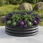 4ft Round Galvanized Steel Raised Garden Bed (2 - Pack) - Outdoor Home UpgradesFunctional Outdoor Problem - Solvers