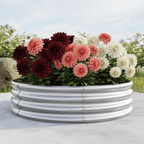 4ft Round Galvanized Steel Raised Garden Bed (2 - Pack) - Outdoor Home UpgradesFunctional Outdoor Problem - Solvers