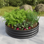 4ft Round Galvanized Steel Raised Garden Bed (2 - Pack) - Outdoor Home UpgradesFunctional Outdoor Problem - Solvers