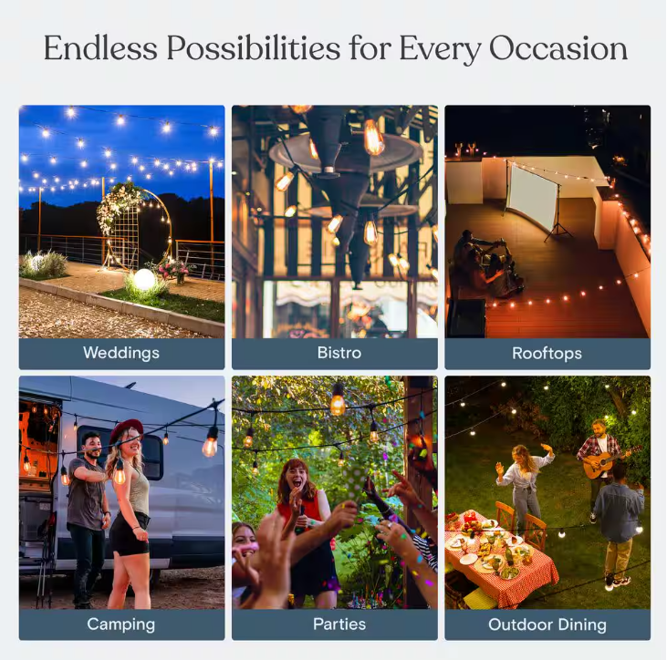 Brightech Ambience Pro Solar String Lights