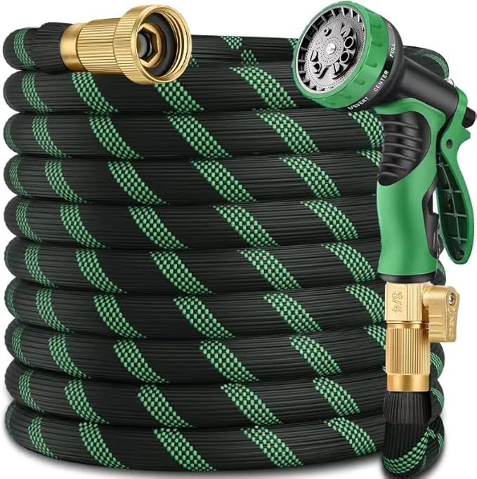 50FT Heavy-Duty Flexible Garden Hose