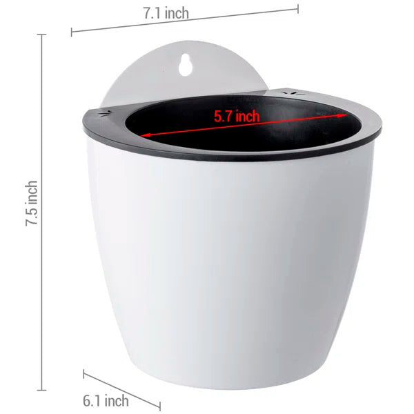 6-Piece Self-Watering Hanging Planter Set