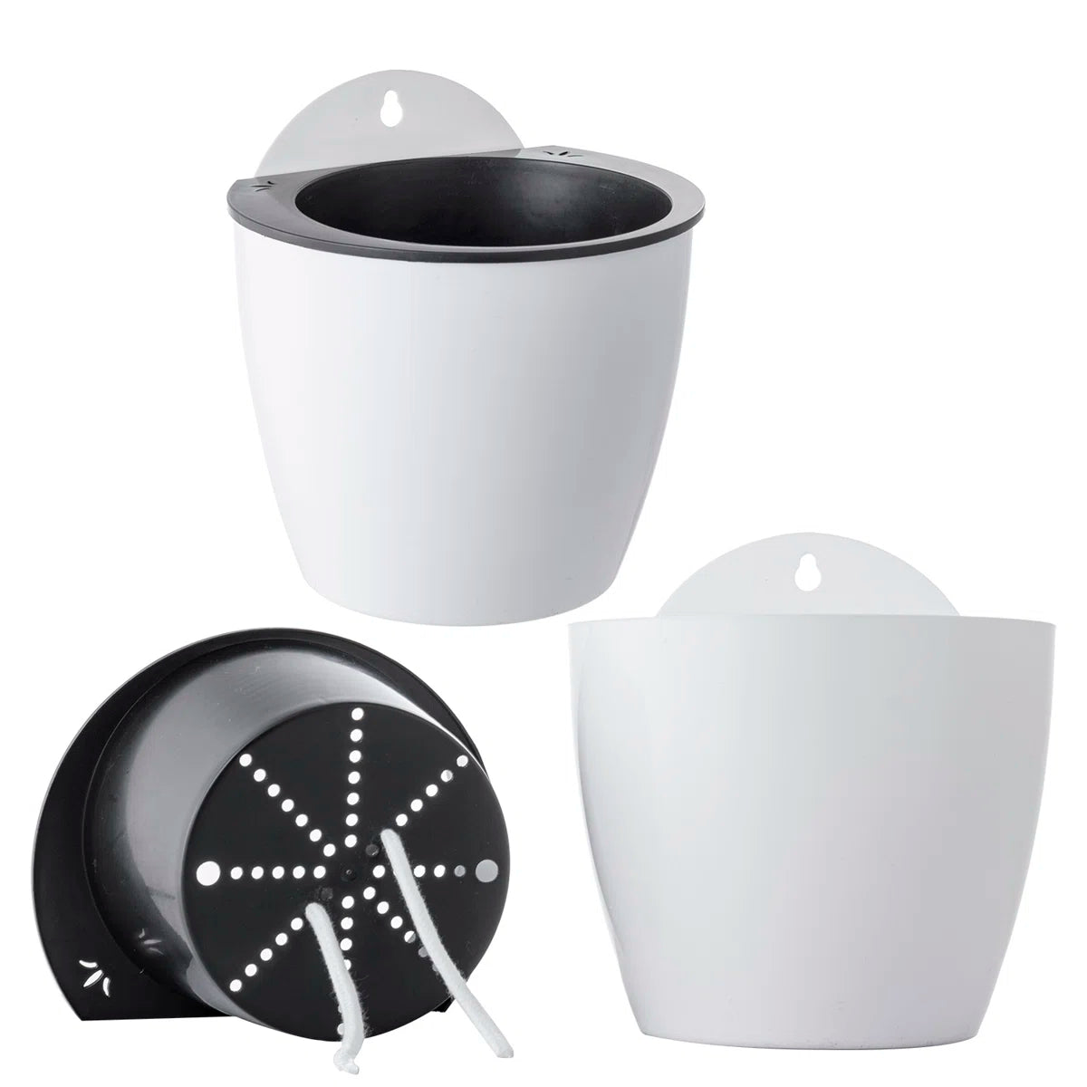 6-Piece Self-Watering Hanging Planter Set