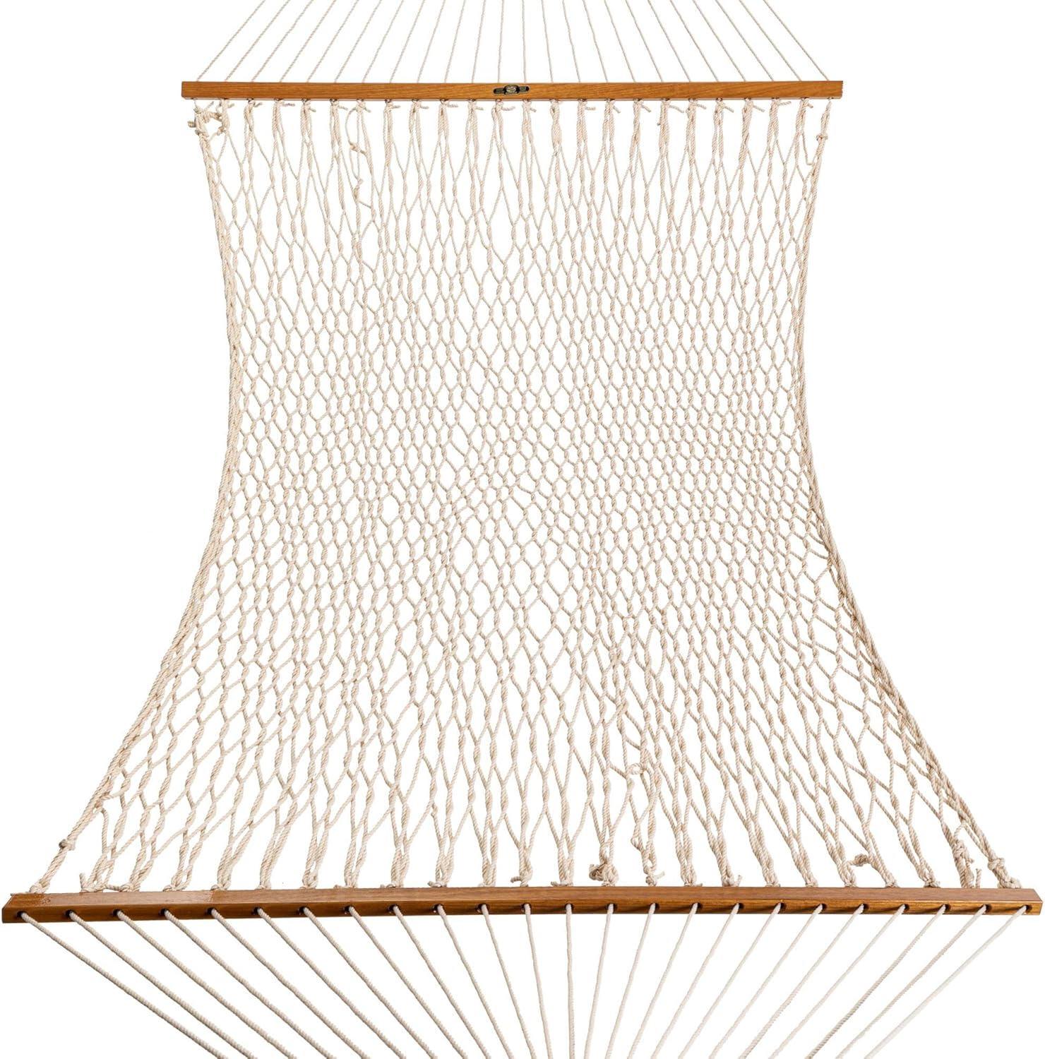 Pawleys Island 13 ft DuraCord Rope Hammock – Soft, Fade-Resistant 2-Person Hammock with Hardware