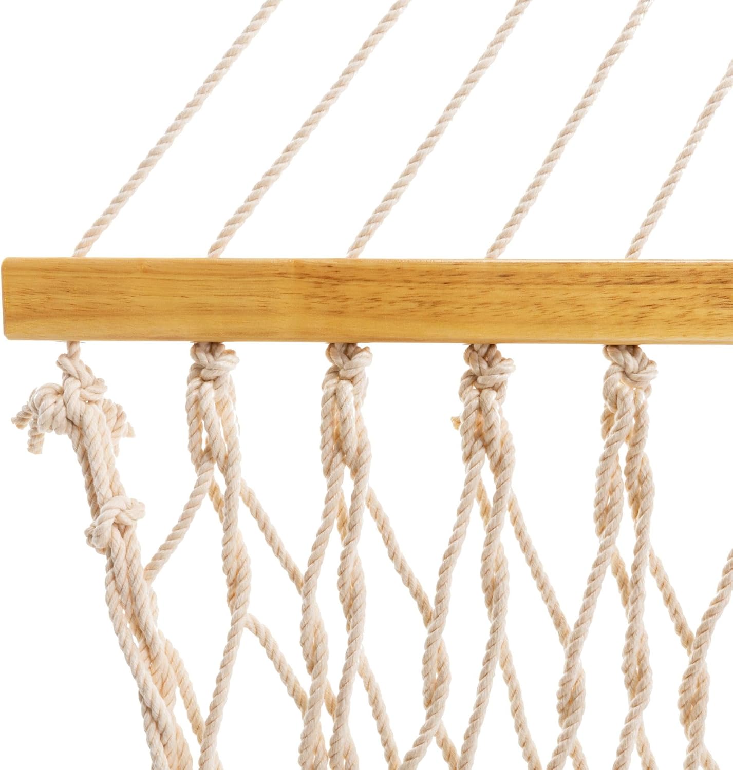 Pawleys Island 13 ft DuraCord Rope Hammock – Soft, Fade-Resistant 2-Person Hammock with Hardware