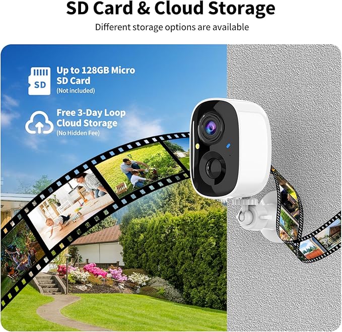 Wireless Outdoor Security Camera Set (2-Pack)