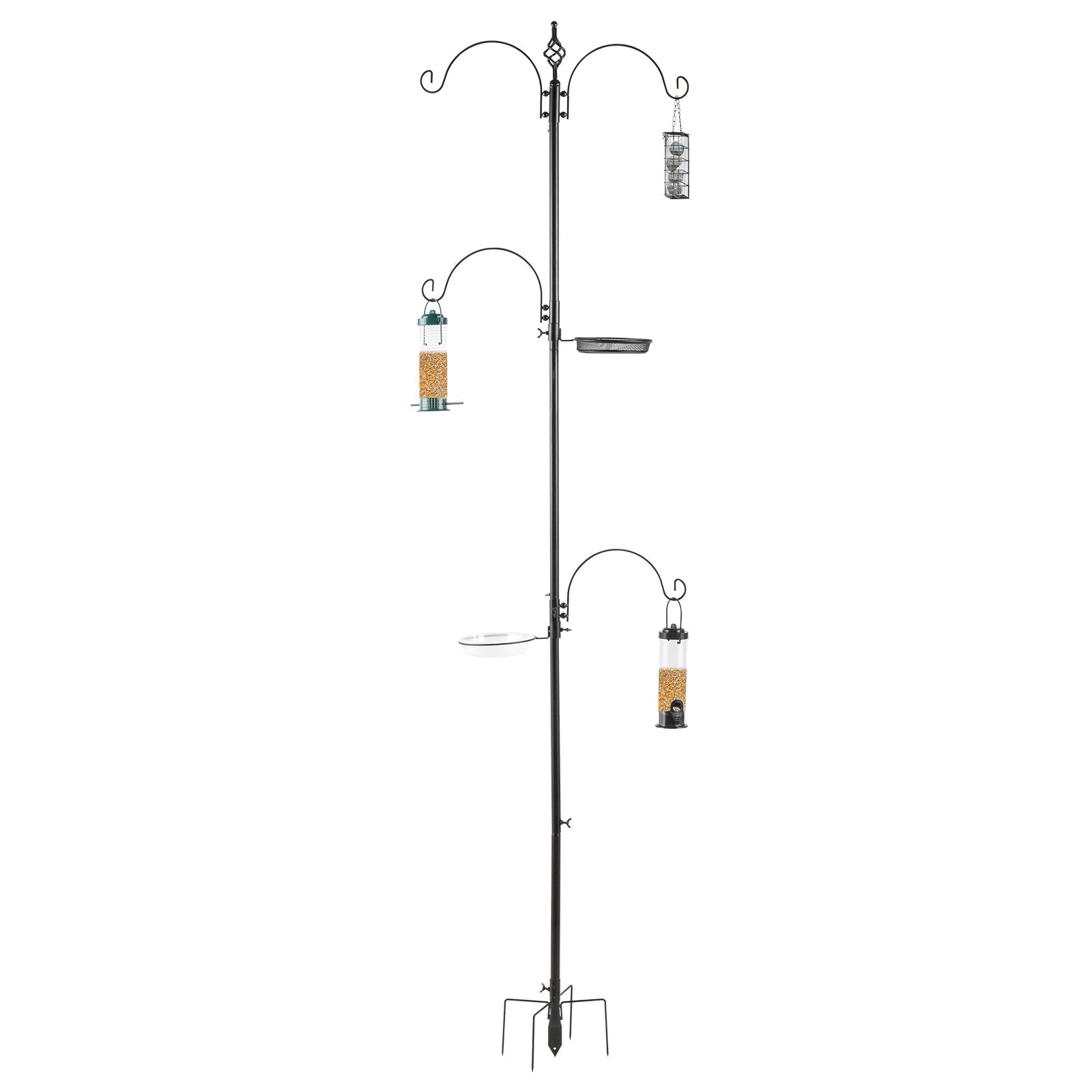 Backyard Sanctuary: 4 - Hook Bird Feeder Pole & Bath Kit - Outdoor Home UpgradesFunctional Outdoor Problem - Solvers