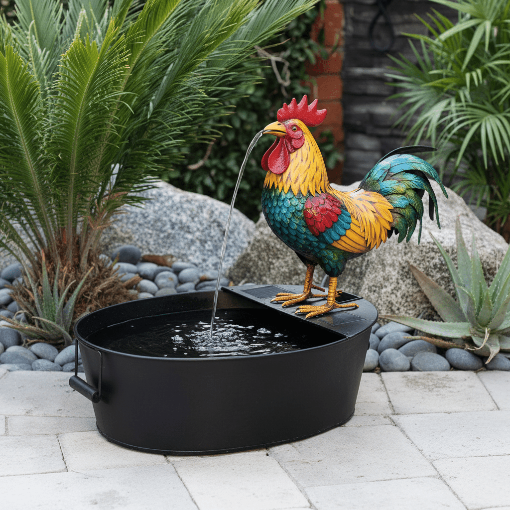 BirdArt™: The Whimsical Animal Fountain & Garden Sculpture - Outdoor Home Upgrades