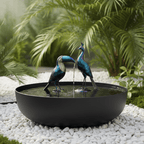 BirdArt™: The Whimsical Animal Fountain & Garden Sculpture - Outdoor Home Upgrades