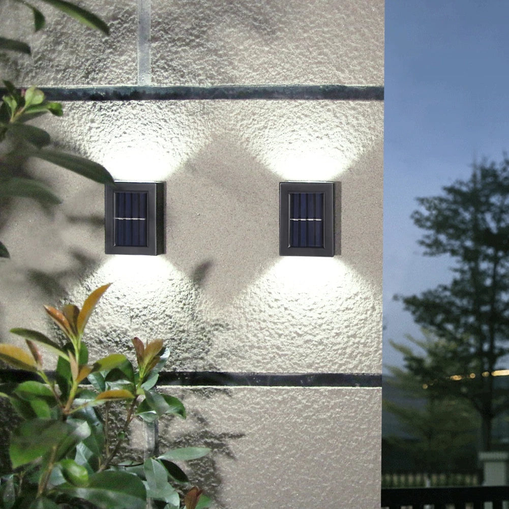 Bright Solar Wall Light with Motion Detection