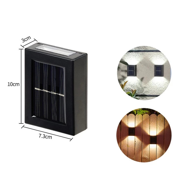 Bright Solar Wall Light with Motion Detection