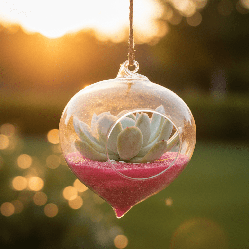 Crystal Teardrop: Hanging Borosilicate Hydroponic Planter - Outdoor Home Upgrades