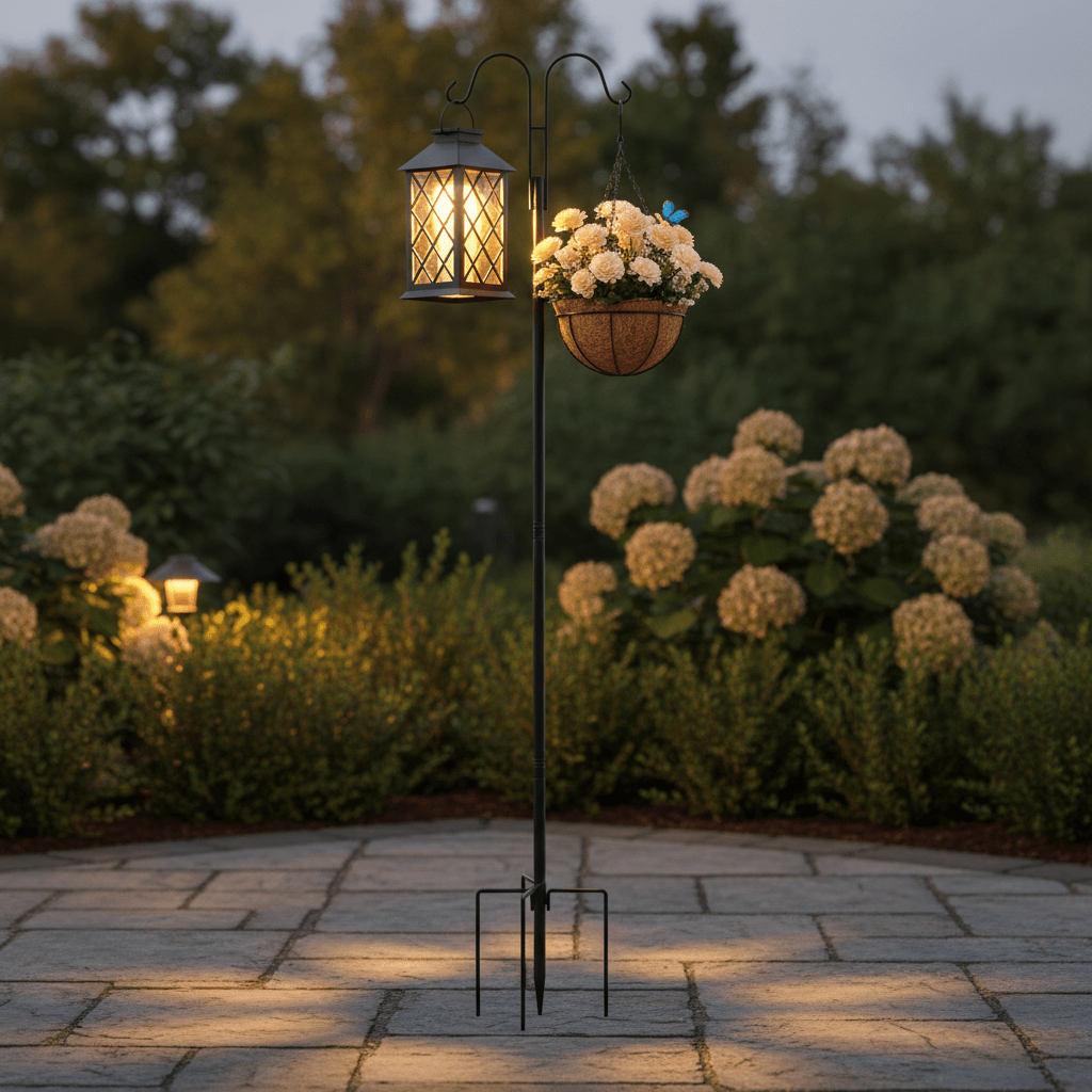 Double Shepherd’s Hook – Heavy Duty 60" Bird Feeder Pole (8 - Pack) - Outdoor Home UpgradesFunctional Outdoor Problem - Solvers