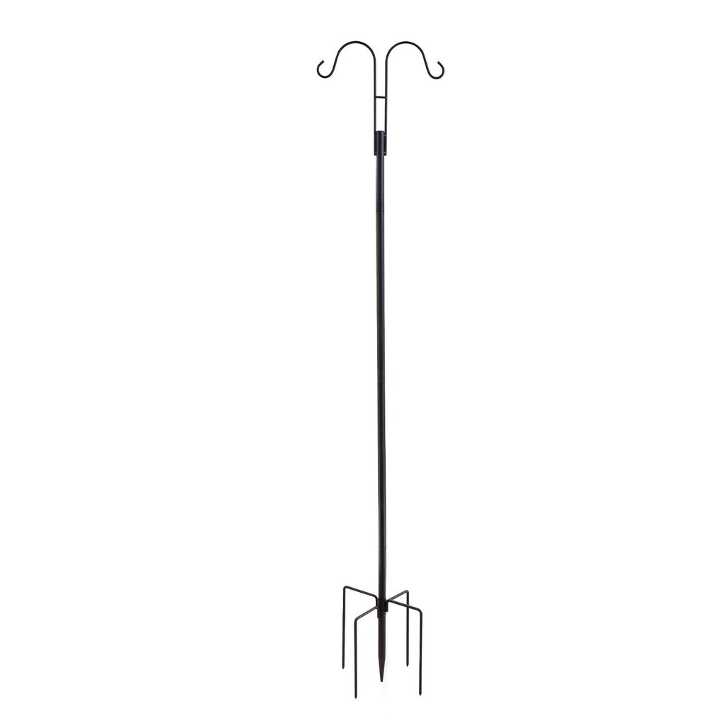 Double Shepherd’s Hook – Heavy Duty 60" Bird Feeder Pole (8 - Pack) - Outdoor Home UpgradesFunctional Outdoor Problem - Solvers