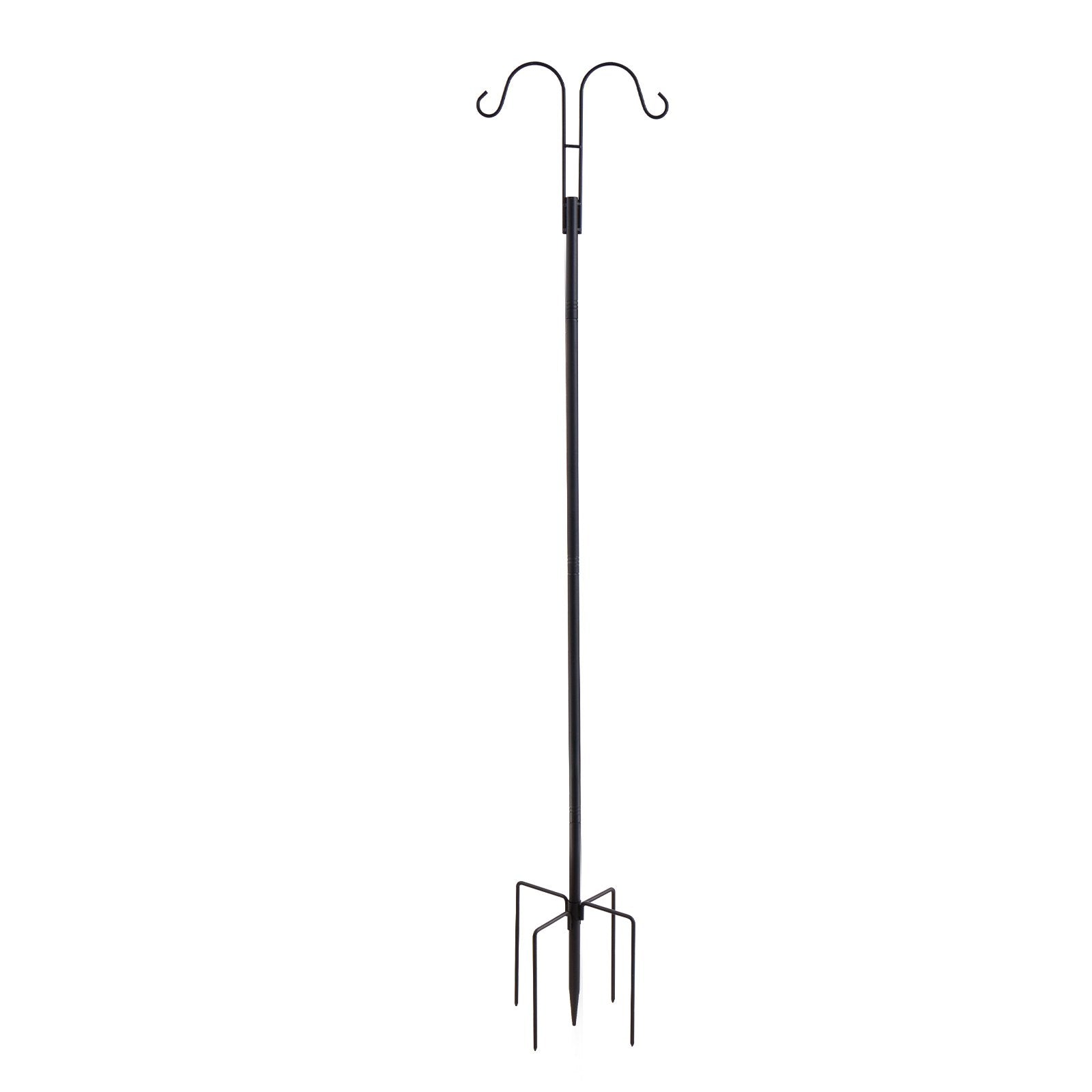 Double Shepherd’s Hook – Heavy Duty 60" Bird Feeder Pole (8 - Pack) - Outdoor Home UpgradesFunctional Outdoor Problem - Solvers