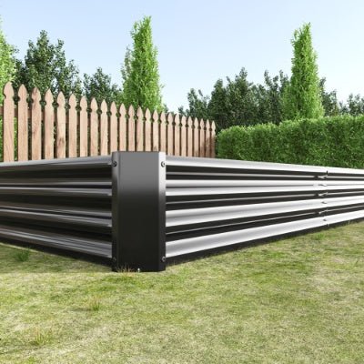 Large Metal Raised Garden Bed Kit - Black (91" x 44") - Outdoor Home UpgradesFunctional Outdoor Problem - Solvers
