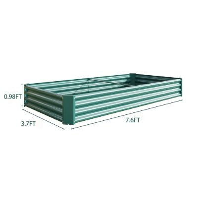 Large Metal Raised Garden Bed Kit - Black (91" x 44") - Outdoor Home UpgradesFunctional Outdoor Problem - Solvers