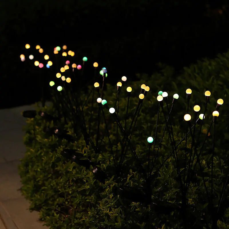 Lumina Firefly: Solar Swaying Garden Stakes (Metal Edition) - Outdoor Home Upgrades