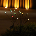 Lumina Firefly: Solar Swaying Garden Stakes (Metal Edition) - Outdoor Home Upgrades