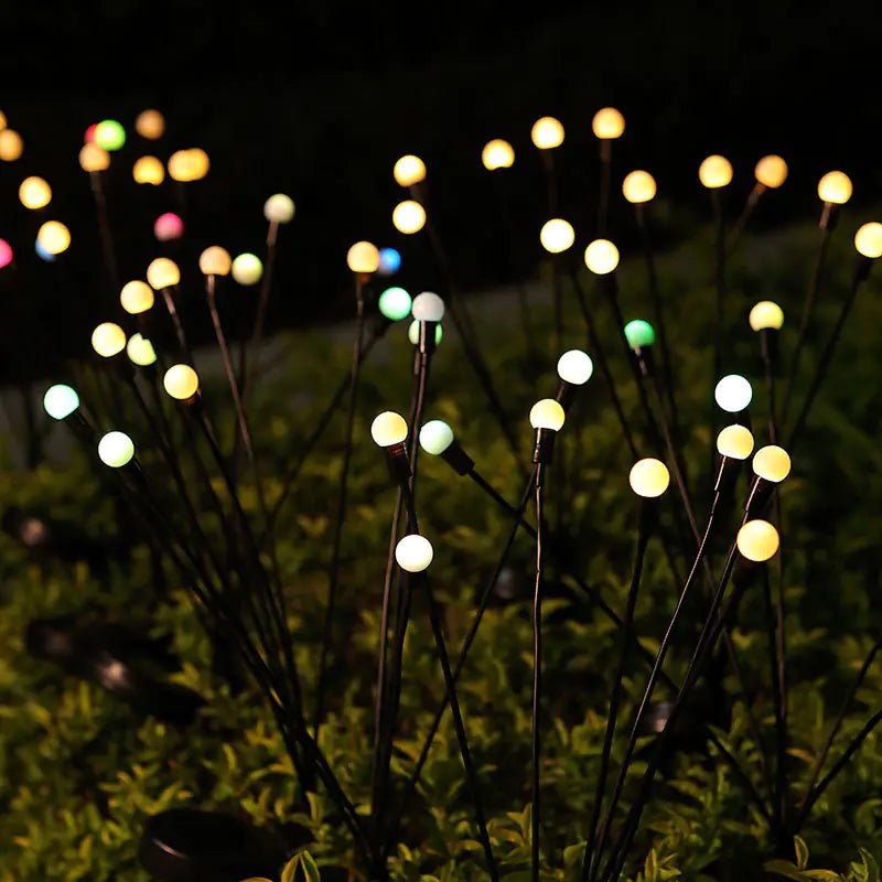 Lumina Firefly: Solar Swaying Garden Stakes (Metal Edition) - Outdoor Home Upgrades