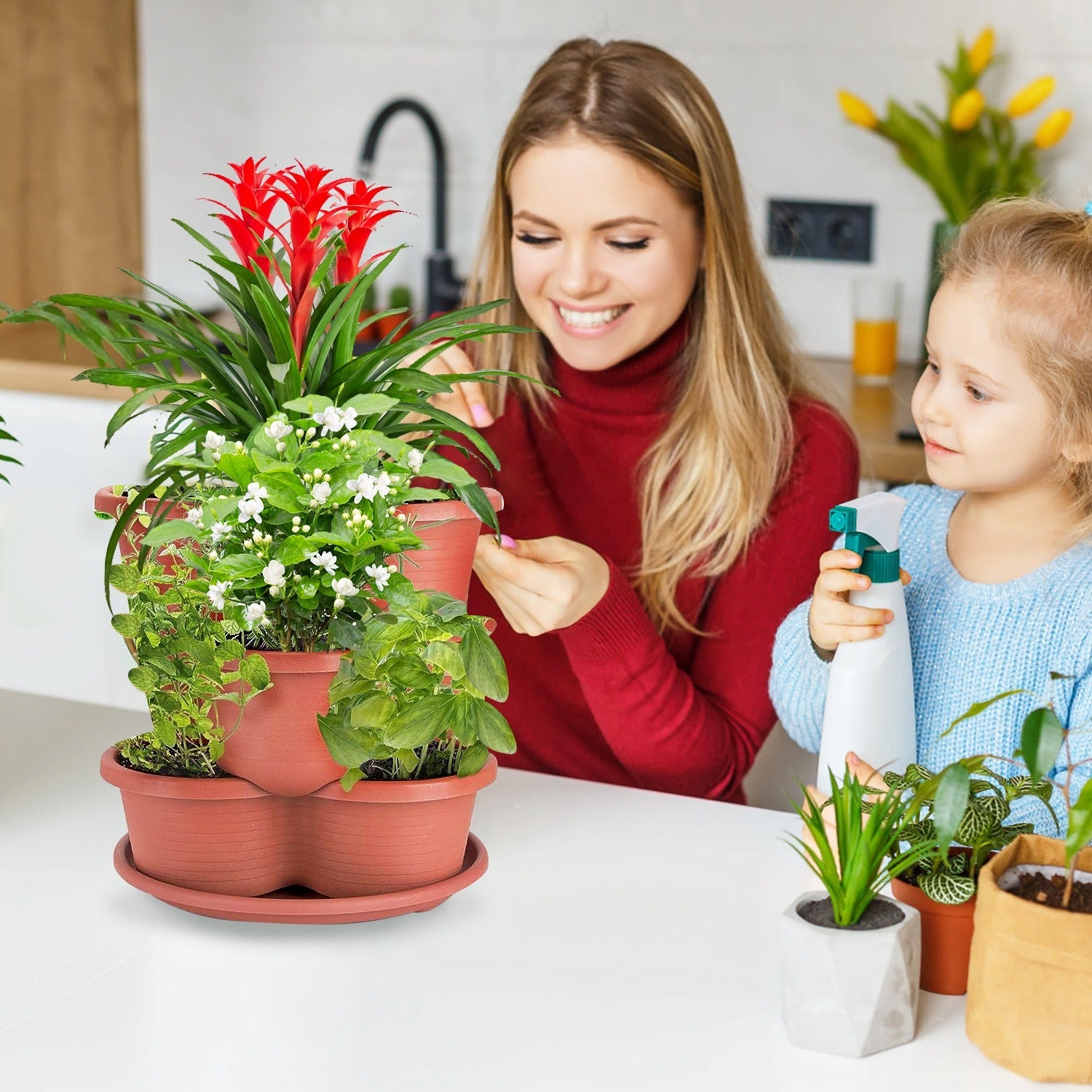 pace - Saver Tower: Self - Watering Hanging Garden (5 - Tier) - Outdoor Home UpgradesFunctional Outdoor Problem - Solvers