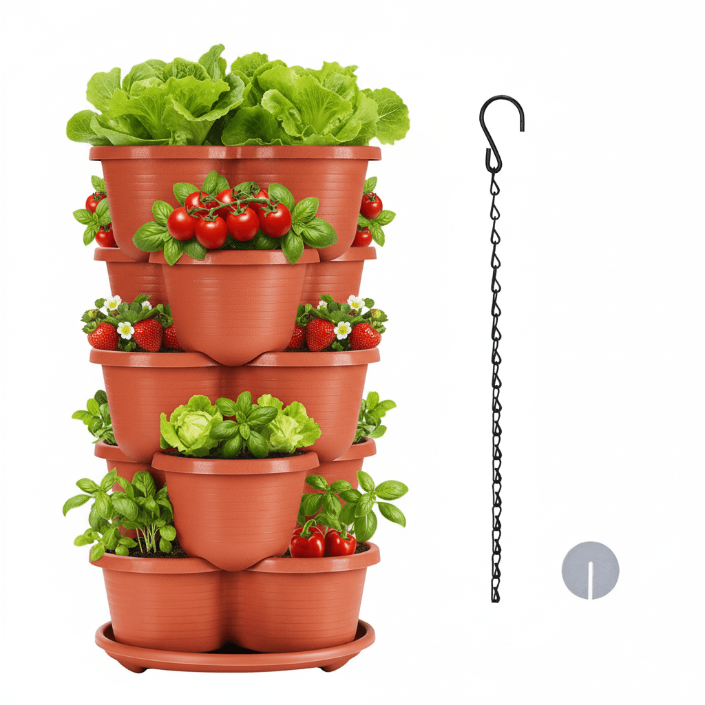 pace - Saver Tower: Self - Watering Hanging Garden (5 - Tier) - Outdoor Home UpgradesFunctional Outdoor Problem - Solvers