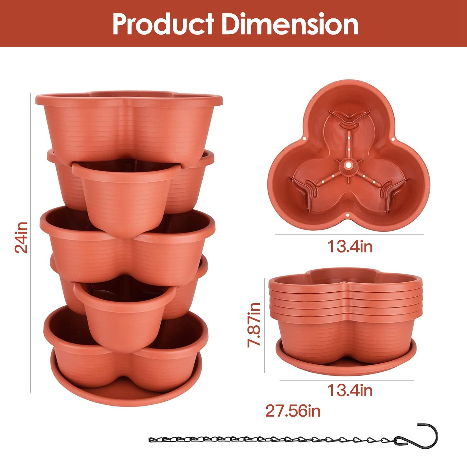 pace - Saver Tower: Self - Watering Hanging Garden (5 - Tier) - Outdoor Home UpgradesFunctional Outdoor Problem - Solvers