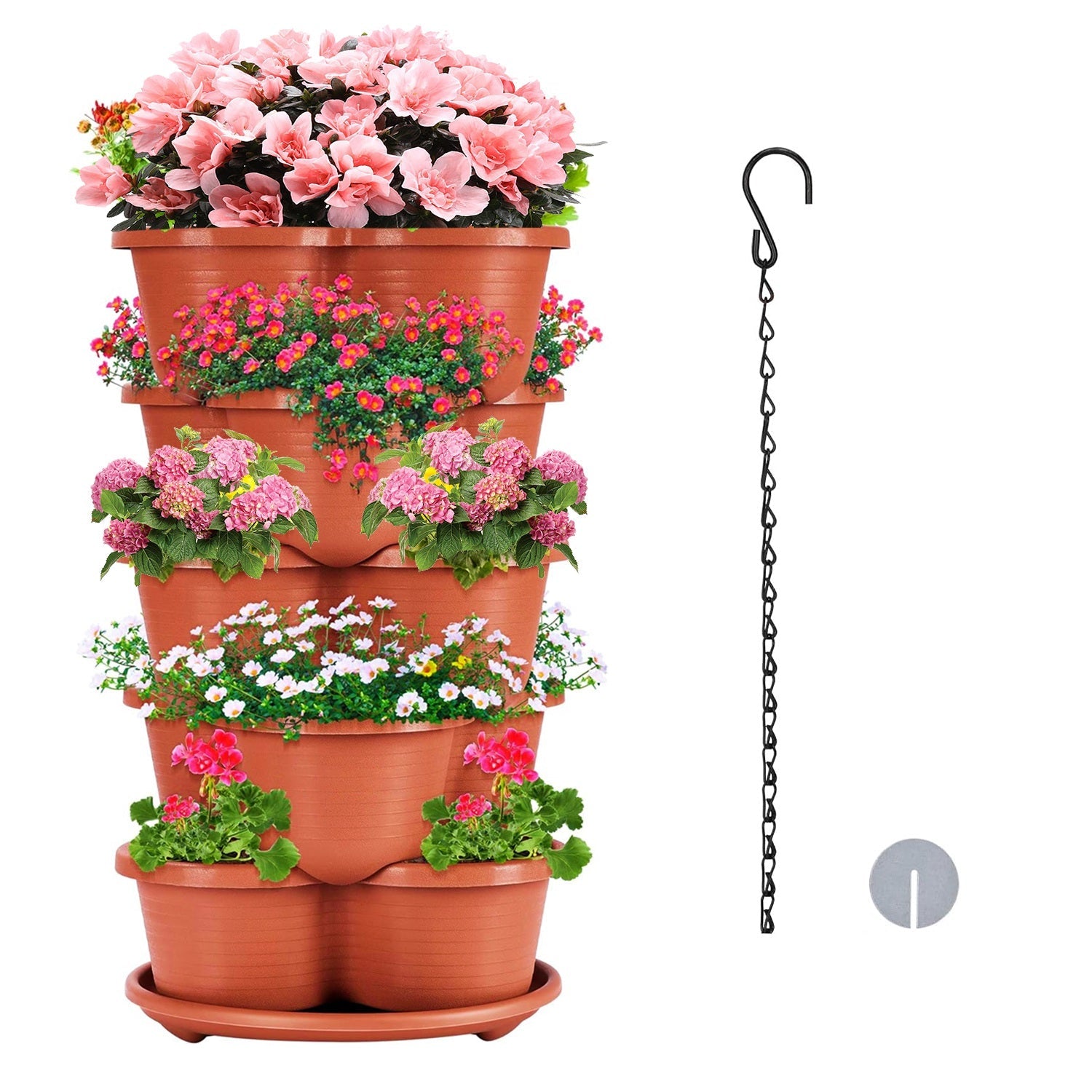 pace - Saver Tower: Self - Watering Hanging Garden (5 - Tier) - Outdoor Home UpgradesFunctional Outdoor Problem - Solvers