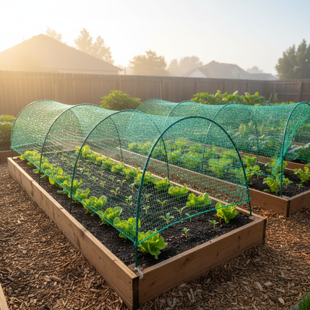 Premium Garden Defense Netting (Pro - Grade Crop Barrier) - 13ft x 33ft - Outdoor Home UpgradesFunctional Outdoor Problem - Solvers