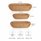 Premium Natural Coconut Coir Window Box Liners (3 - Pack) – Moisture Retaining Troughs - Outdoor Home UpgradesFunctional Outdoor Problem - Solvers