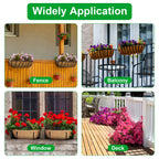 Premium Natural Coconut Coir Window Box Liners (3 - Pack) – Moisture Retaining Troughs - Outdoor Home UpgradesFunctional Outdoor Problem - Solvers