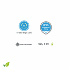 Premium Solar Ground Lights (4 - Pack) - Outdoor Home Upgrades