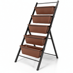 Space - Saving 5 - Tier Vertical Garden Planter with Smart Cascading Drainage (4ft Tall) - Outdoor Home UpgradesFunctional Outdoor Problem - Solvers
